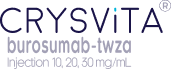 CRYSVITA® (burosumab-twza) logo