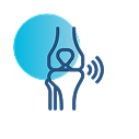 Stiffness at the juncture of two bones